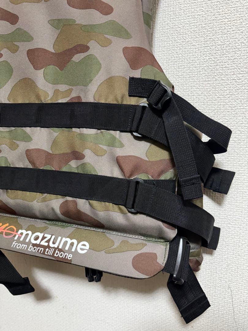 【新品・値下げ中！】 マズメ コンタクトライフジャケット カモ フリー