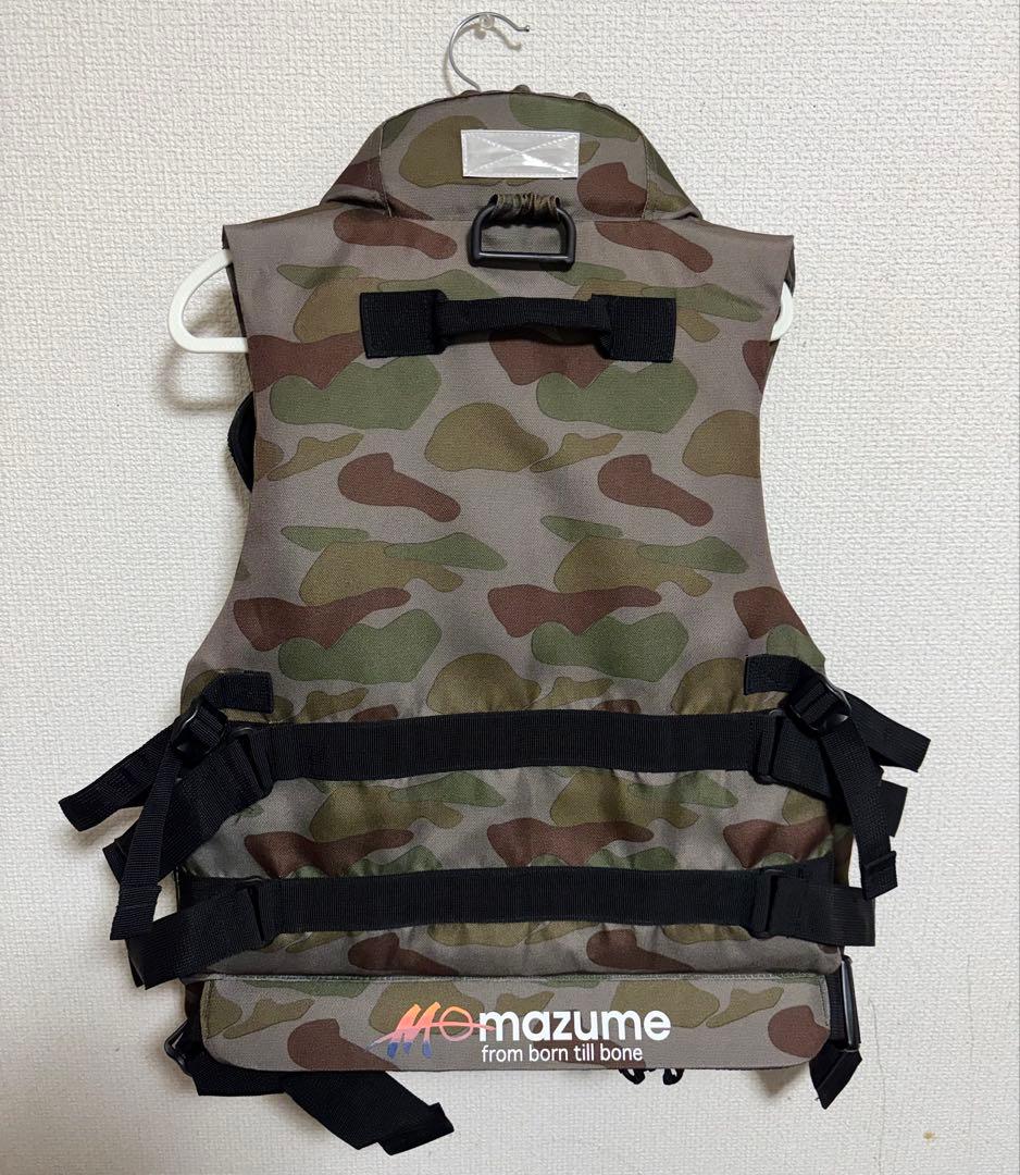 【新品・値下げ中！】 マズメ コンタクトライフジャケット カモ フリー
