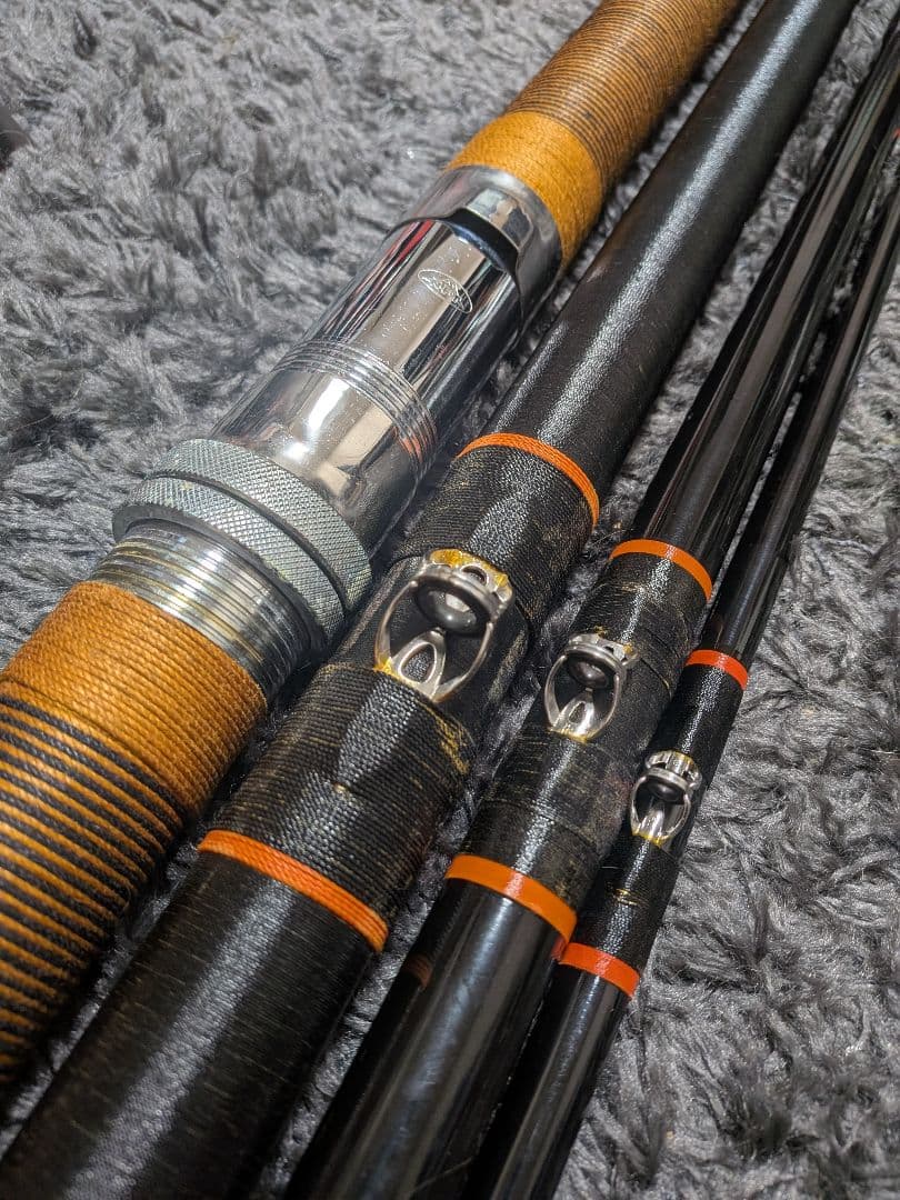 NFTスーパージャンボ5.0m/4P！4本継ぎクエ釣り専用竿　まさかの美品