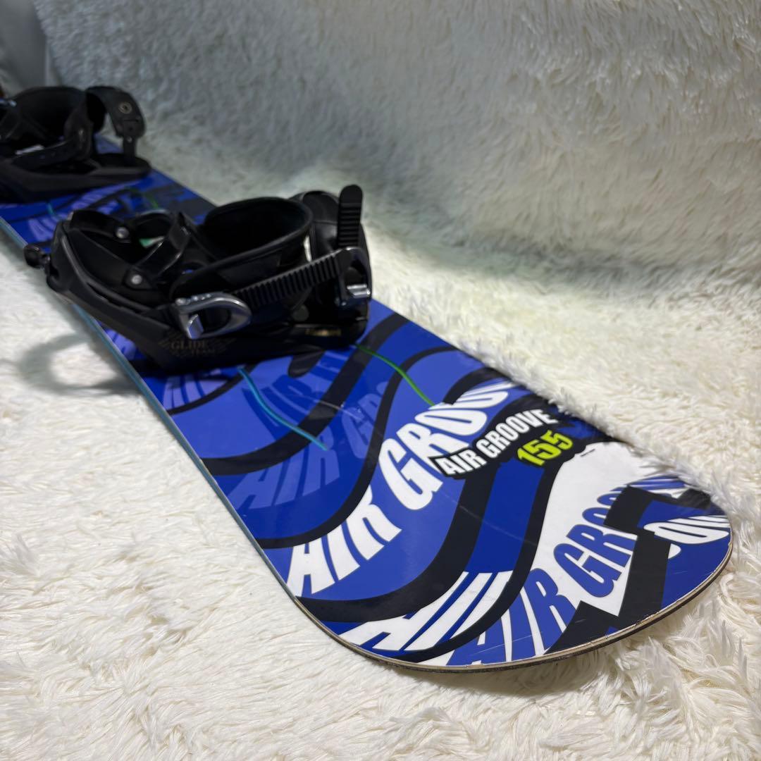 kissmark ビンディング × AIR GROOVE スノーボード 155