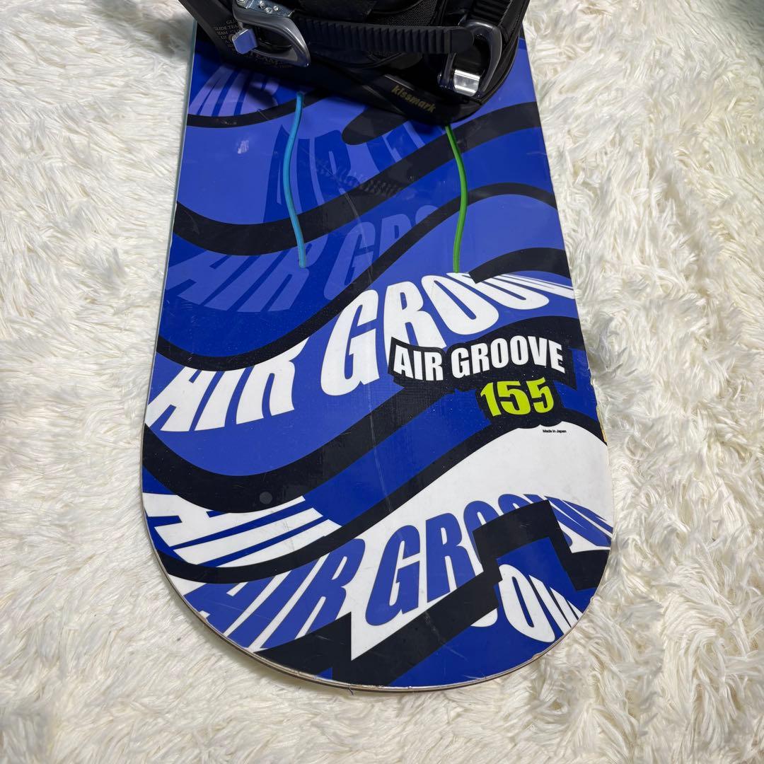 kissmark ビンディング × AIR GROOVE スノーボード 155