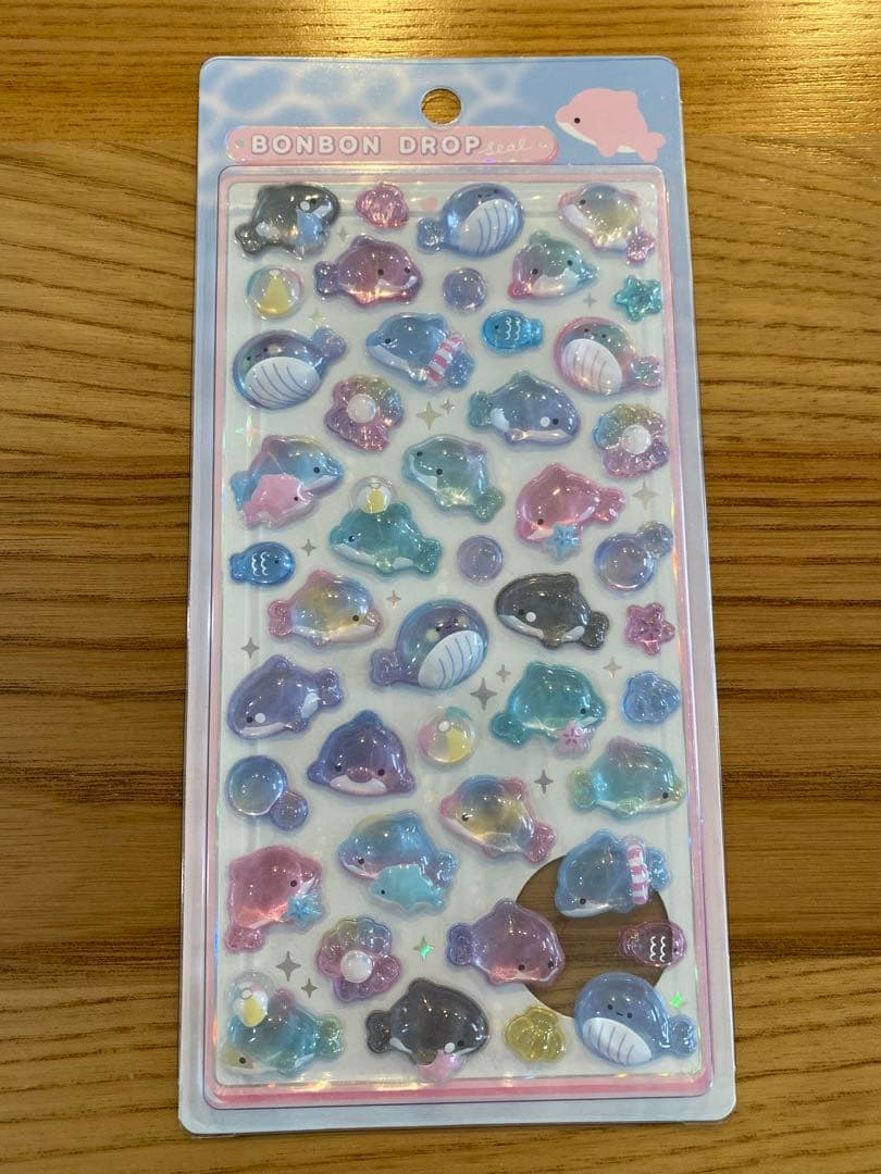 BONBON DROP 動物キャラクターシール 6シートセット