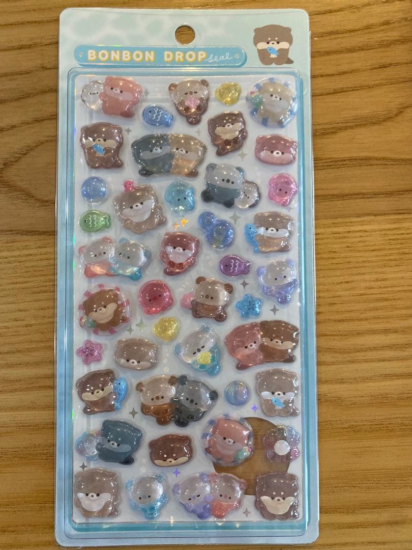 BONBON DROP 動物キャラクターシール 6シートセット