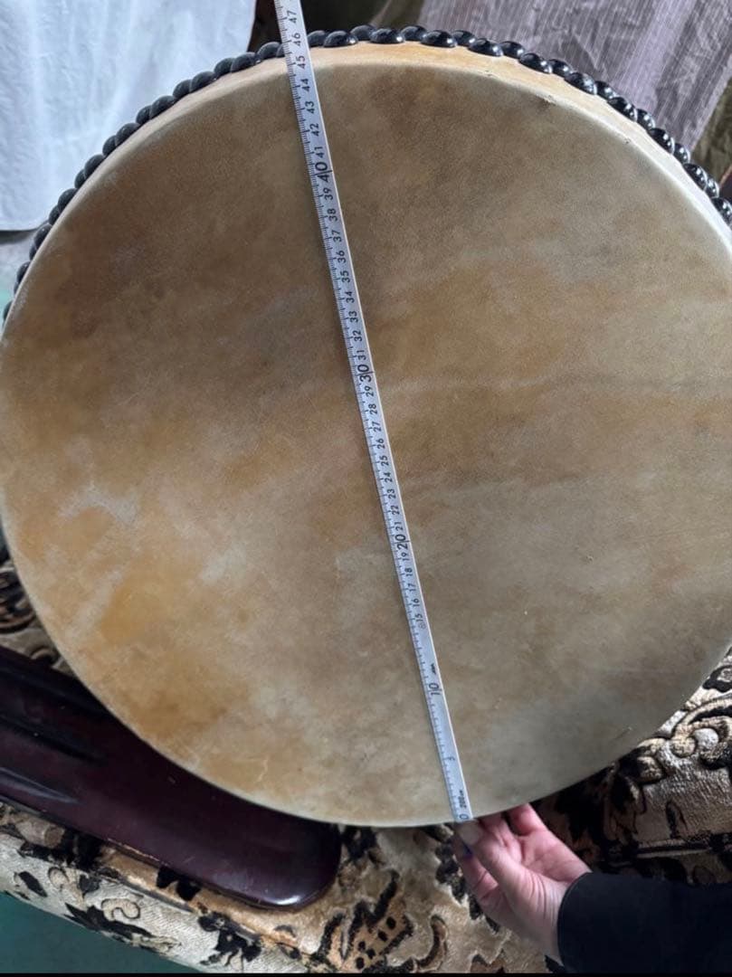 和太鼓 長胴太鼓　和楽器 鼓面約45センチ