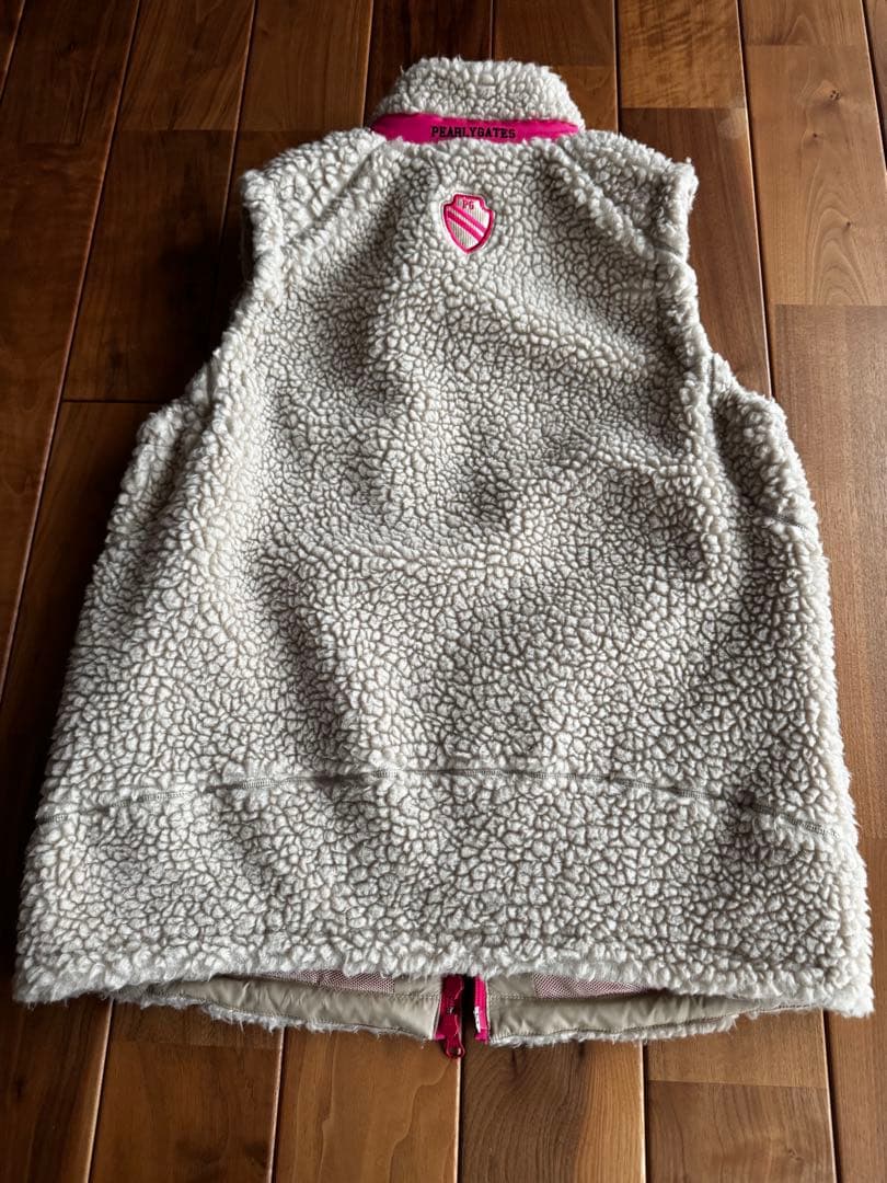 美品　パーリーゲイツ ベスト　モコモコ　サイズ1