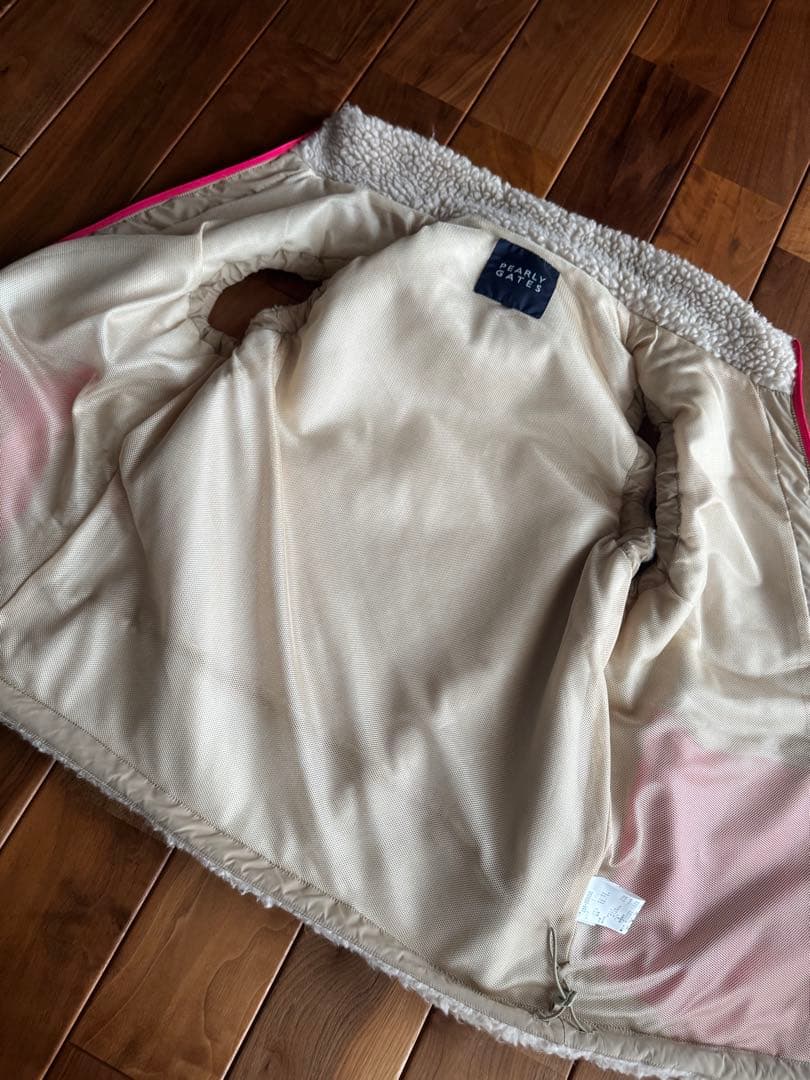 美品　パーリーゲイツ ベスト　モコモコ　サイズ1