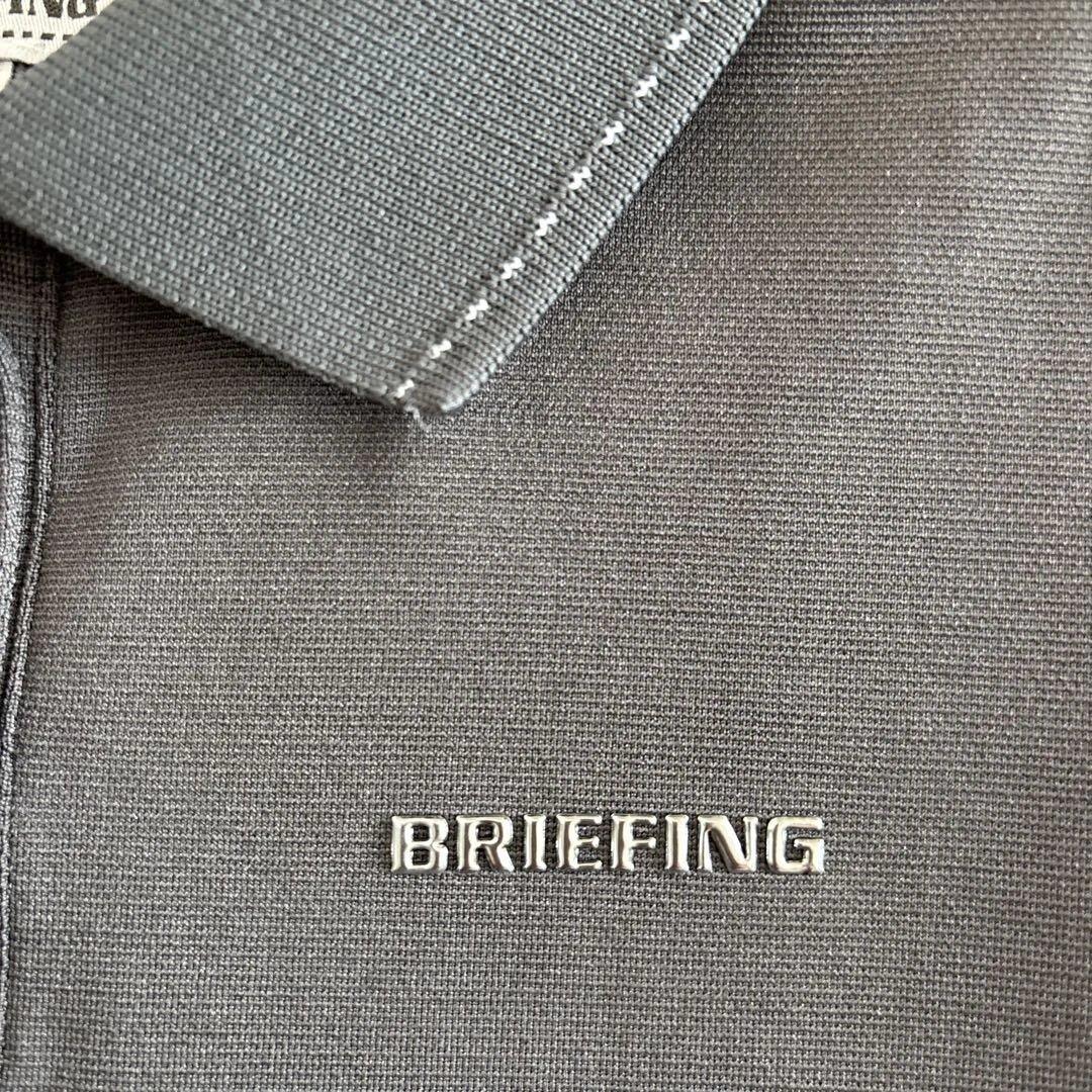 BRIEFING ポロシャツ Sサイズ グレー