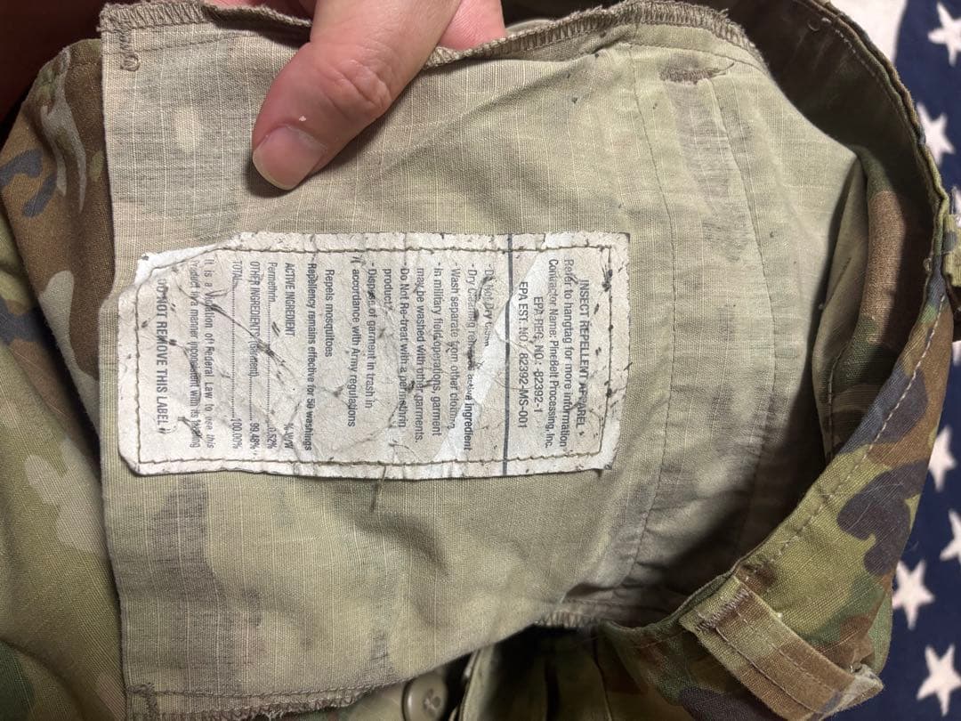 米軍実物 コンバットパンツ OCP Scorpion W2 B61