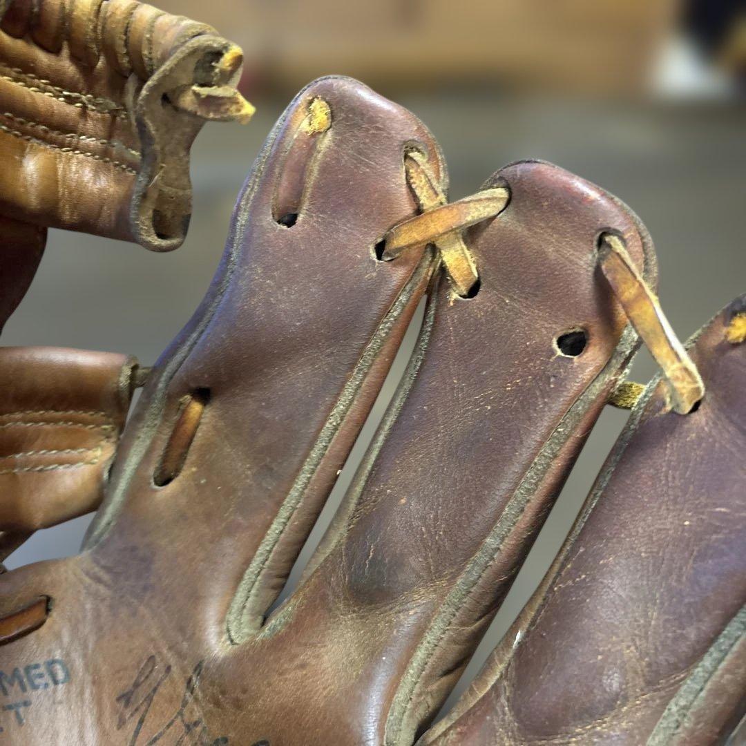 70'S MIZUNO ワールドウィン 赤カップ 硬式グローブ オリジナル