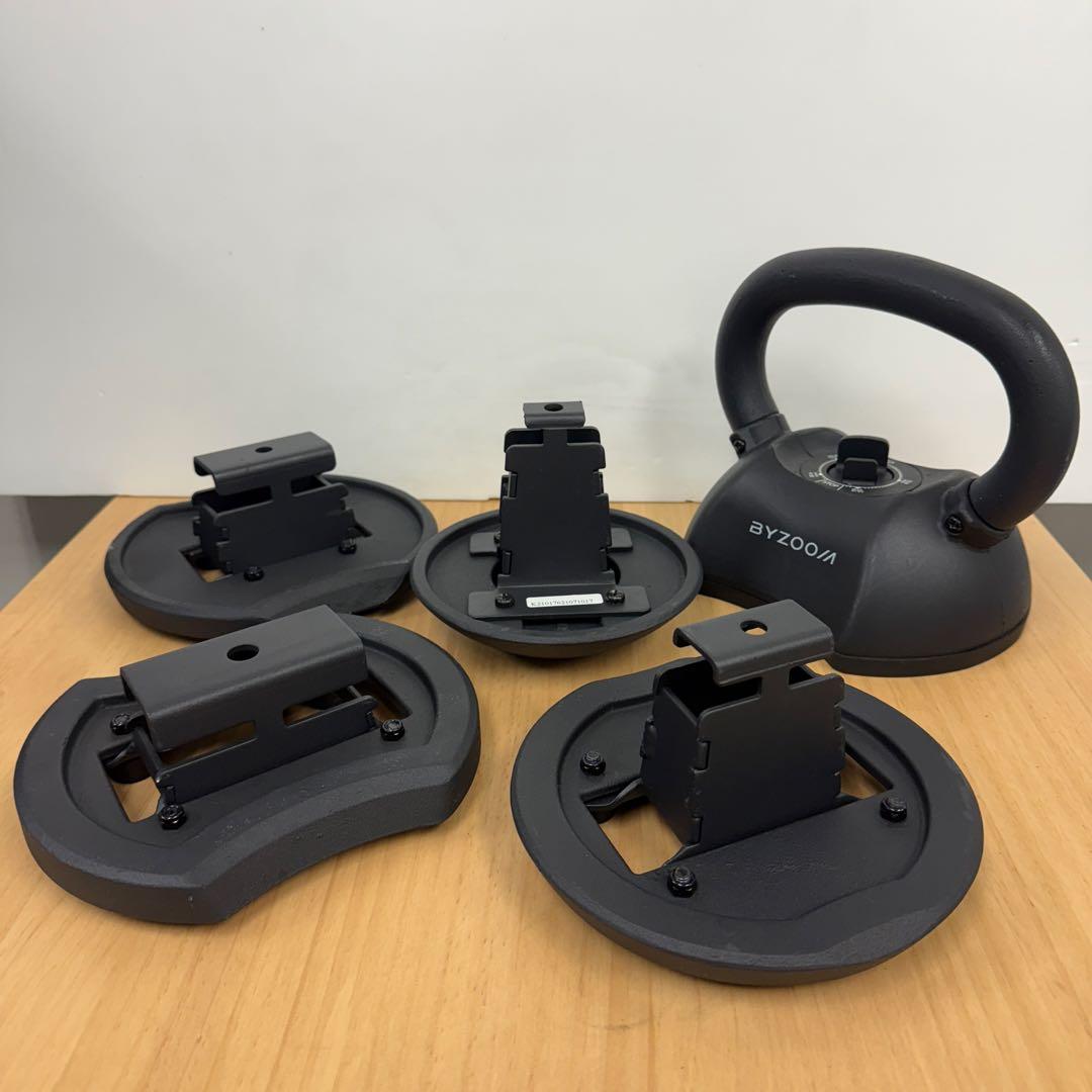 BYZOOM FITNESS 可変式ケトルベル 4.5〜13.6kg 5段階調整