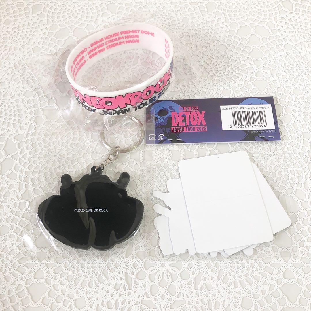 ONE OK ROCK DETOX ステッカー キーホルダー ラバーバンド