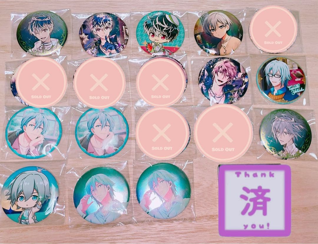 《各200円バラ売り可！》アイドリッシュセブン✲*いろいろ缶バッジまとめ売り