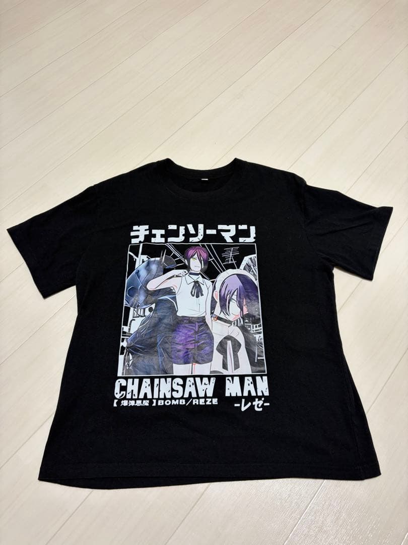 チェンソーマン レゼ Tシャツ ブラック3枚セット