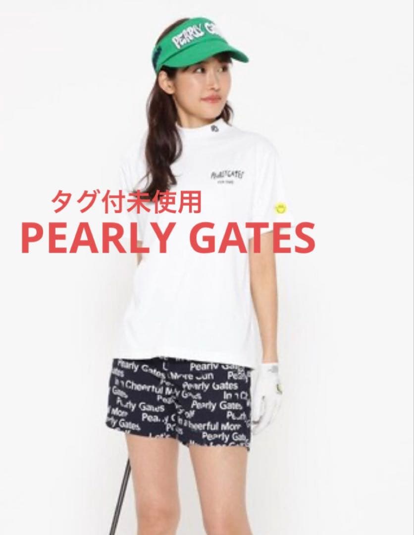タグ付未使用！PEARLY GATES 半袖モックネックシャツ　サイズ1