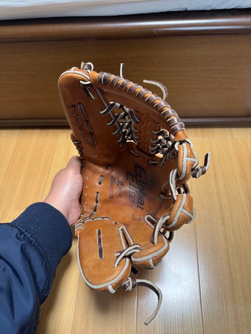 ミズノ　野球　軟式　外野手用 グローブ グローバルエリート　一般用