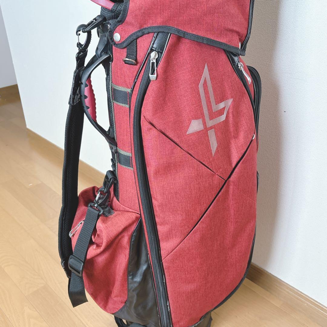 K418 XXIO キャディバッグ 赤 2020年モデル