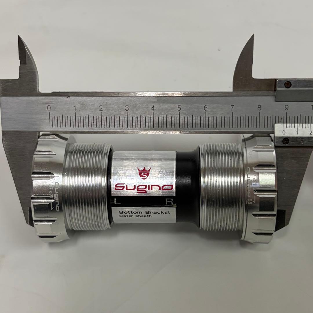 sugino 75DD 170mm digirit カーボンチェーンリング49T