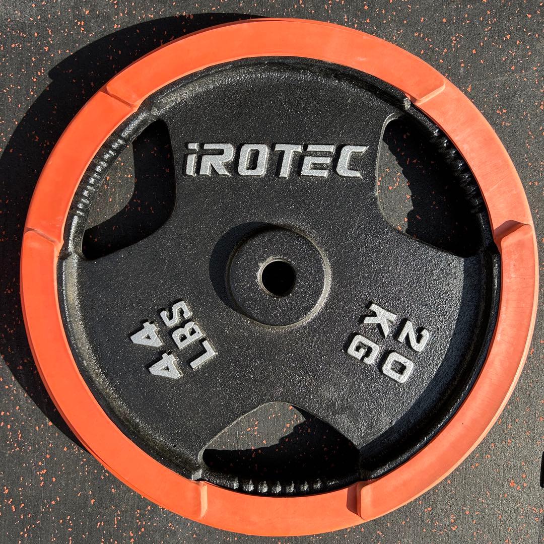 iROTEC アイロテック 28mmラバープレート 20kg①　IVANKO