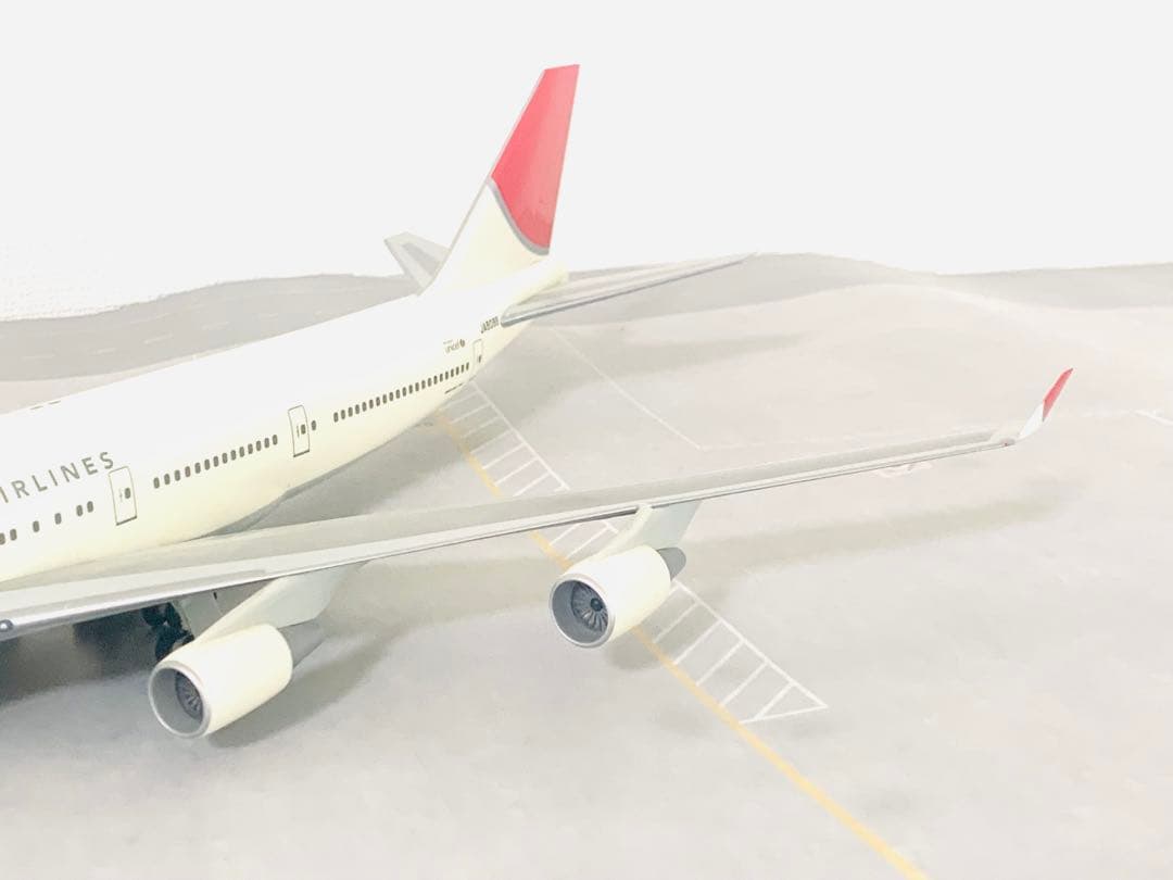 jalux公認モデル／ホーガン製1/200日本航空Ｂ７４７－４００太陽とアーク機