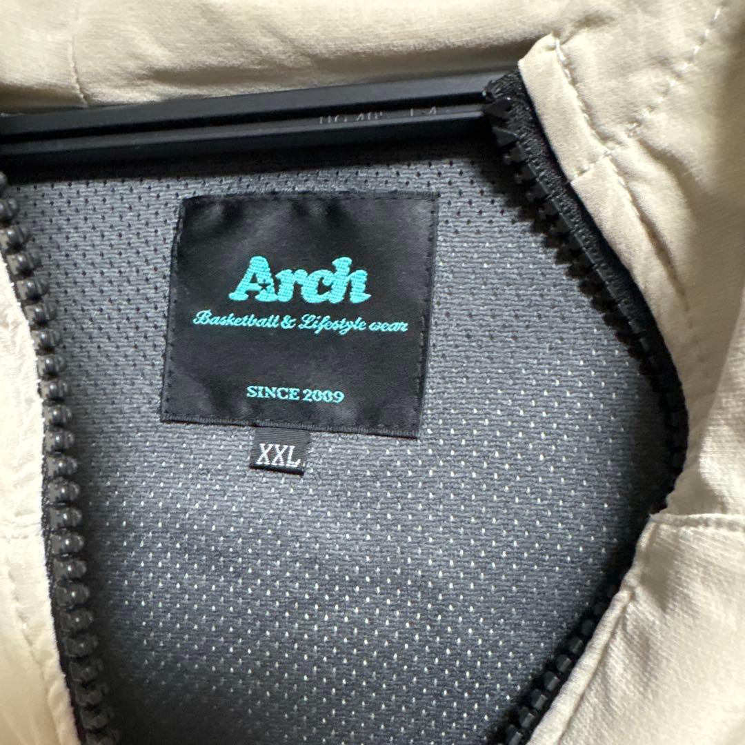 arch アーチ　フード付きジャケット XXL ベージュ
