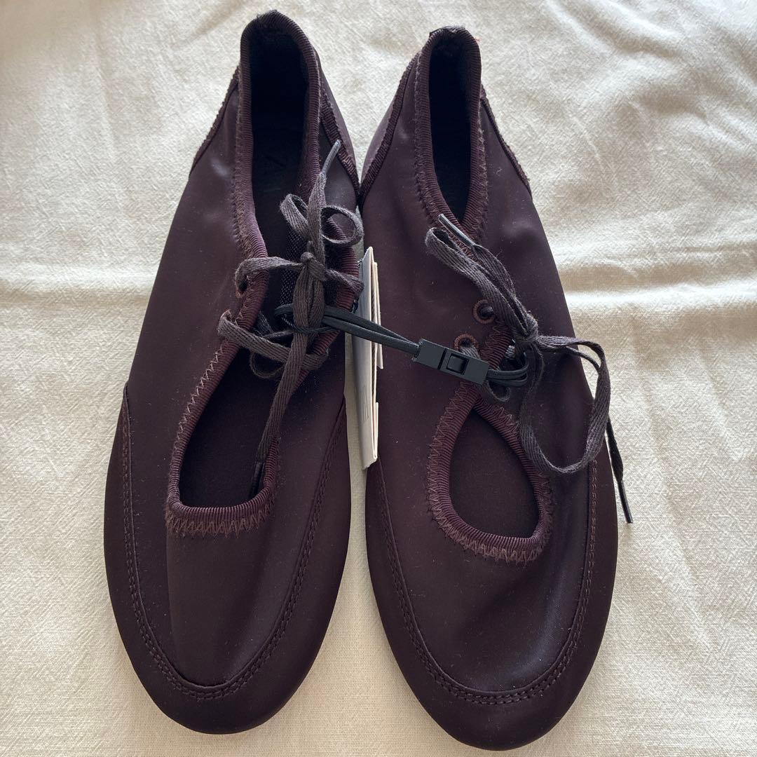 ZARA 23cm バレリーナシューズ　ブラウン　完売品