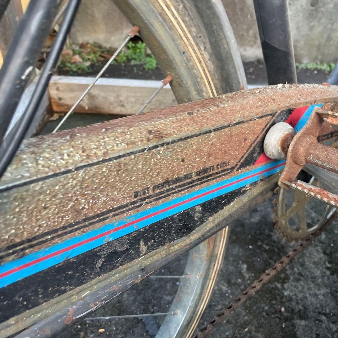 値下げ　昭和レトロ　自転車　ギア付き　ジャンク