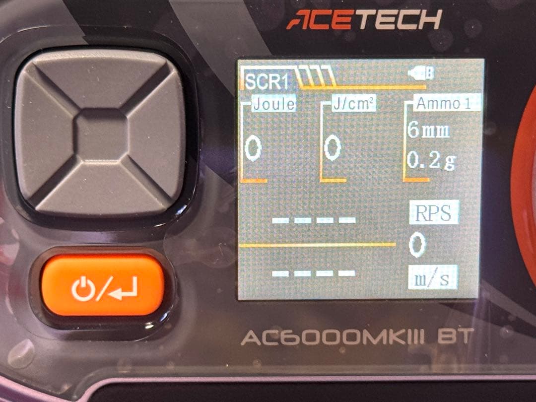 ACETECH AC6000 MKIII BT 弾速計 Bluetooth