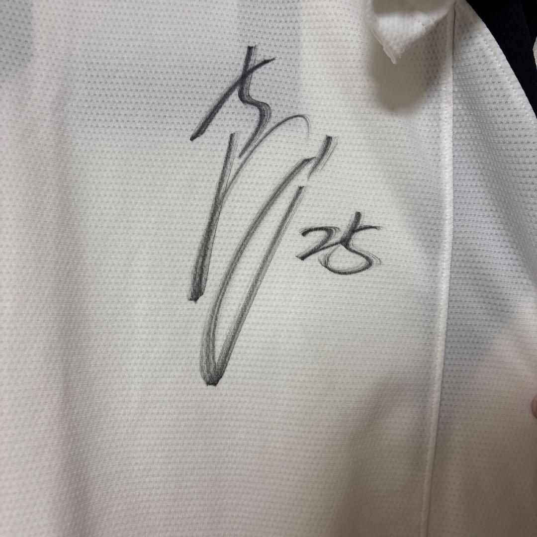 阪神Tigers 江越選手 直質サイン入りユニフォーム