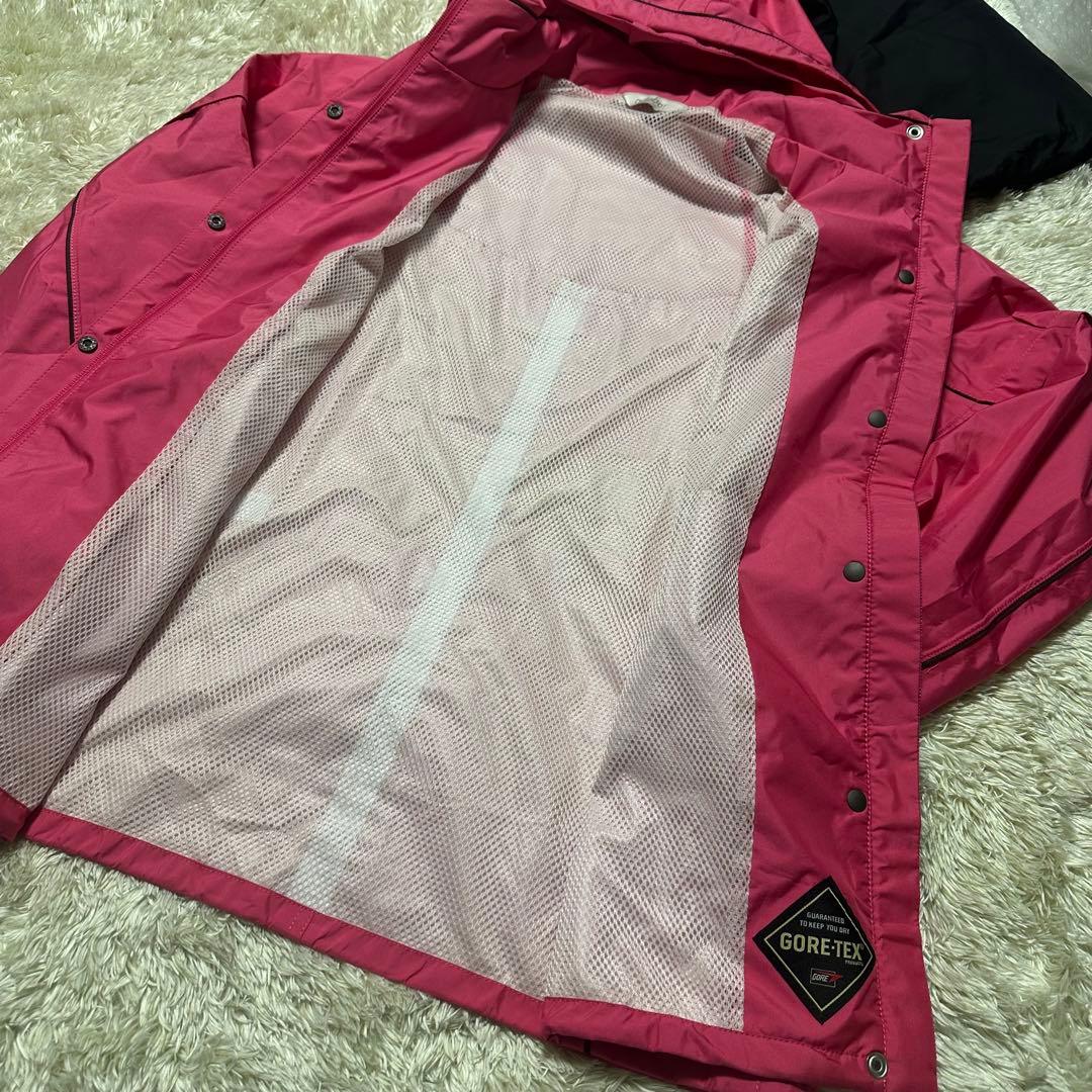 adabat ピンク レインウェア セット上がL下がM美品　収納袋付き