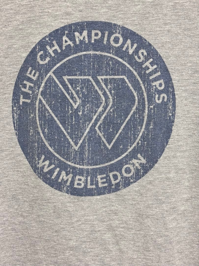 【希少】ヴィンテージWIMBLEDON テニスTシャツ ブルーXL