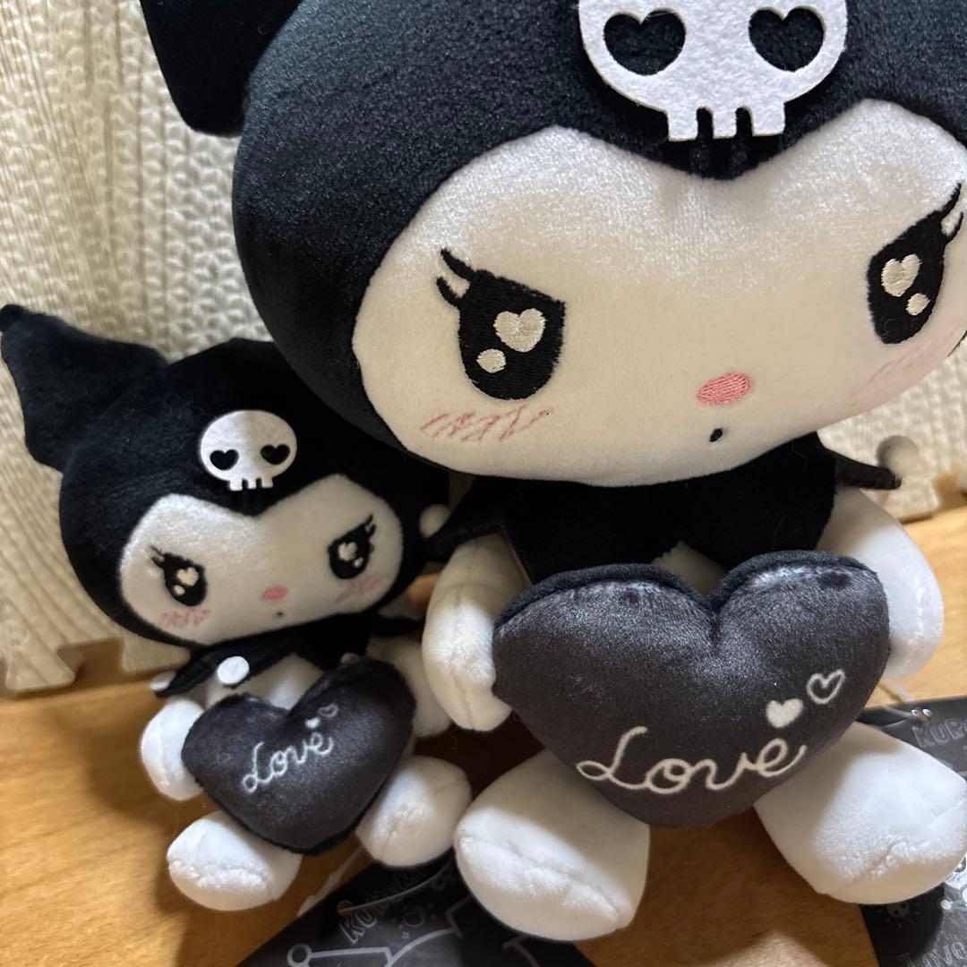 クロミカラフルずきんブラック ぬいぐるみ＆マスコットセット