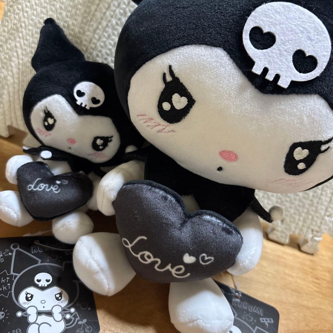 クロミカラフルずきんブラック ぬいぐるみ＆マスコットセット