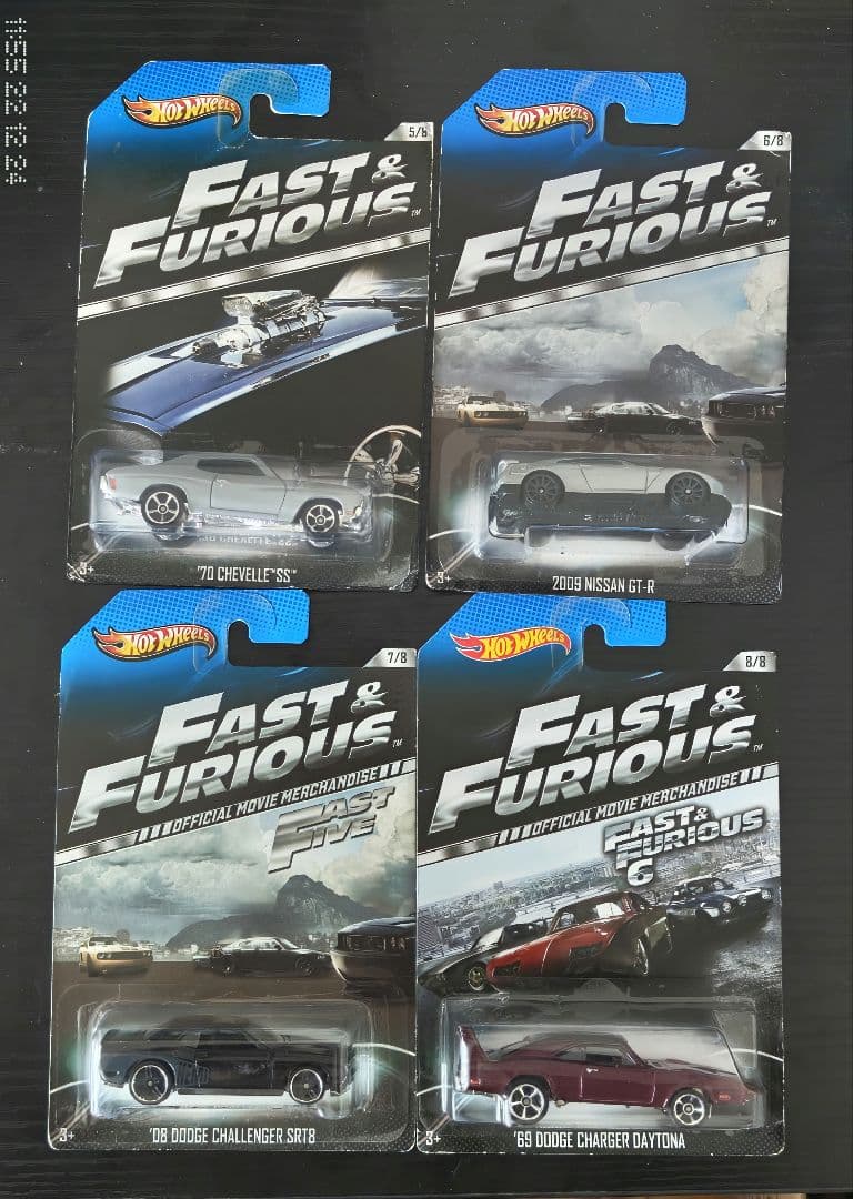 未開封　ホットウィール　2012年モデル　4台セット