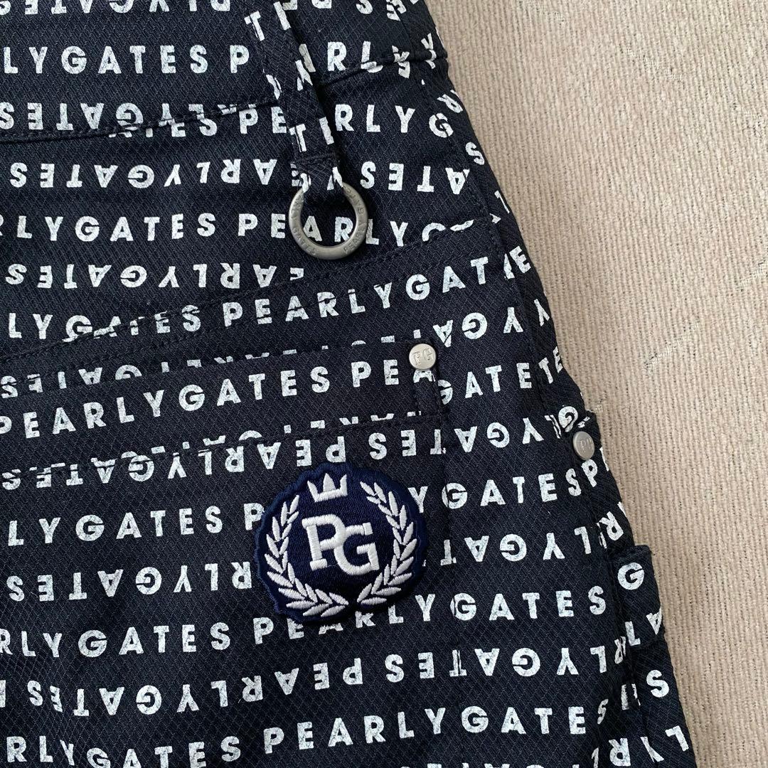 PEARLY GATES ロゴプリント スカート