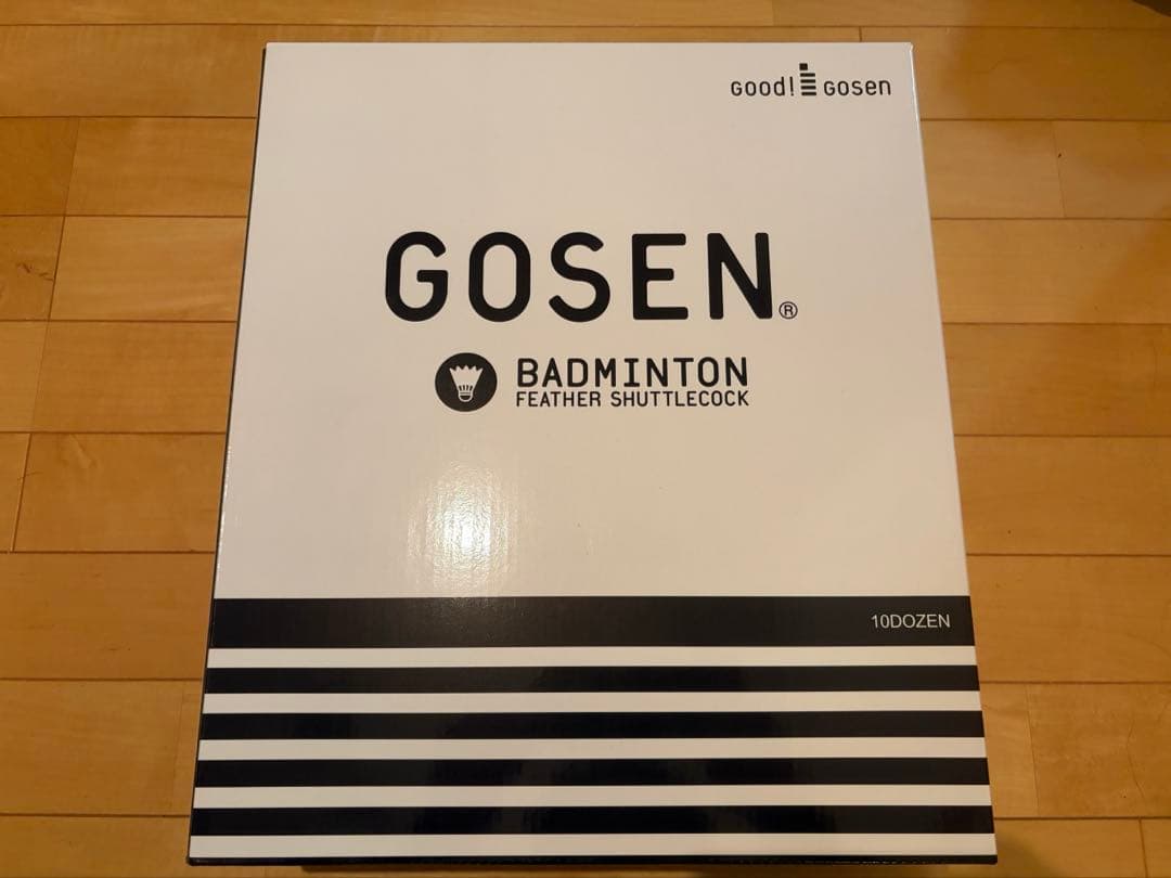 ゴーセン GOSEN GFN160 バドミントンシャトル 10ダース 練習球
