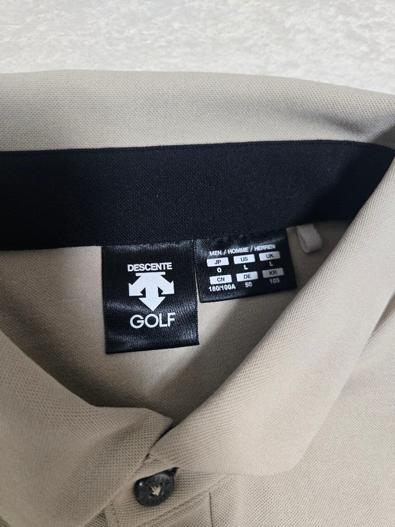 美品 DESCENTE GOLF サイズ O ベージュ