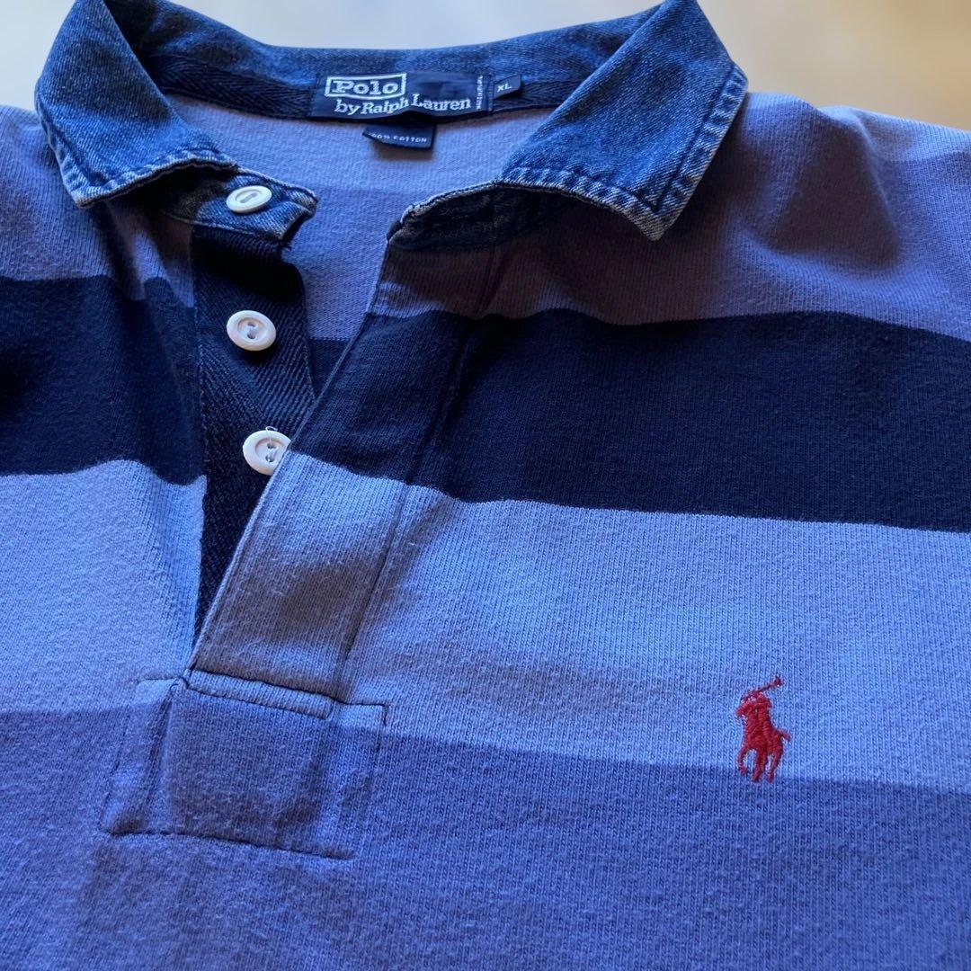 Polo by Ralph Lauren ストライプポロシャツ XL