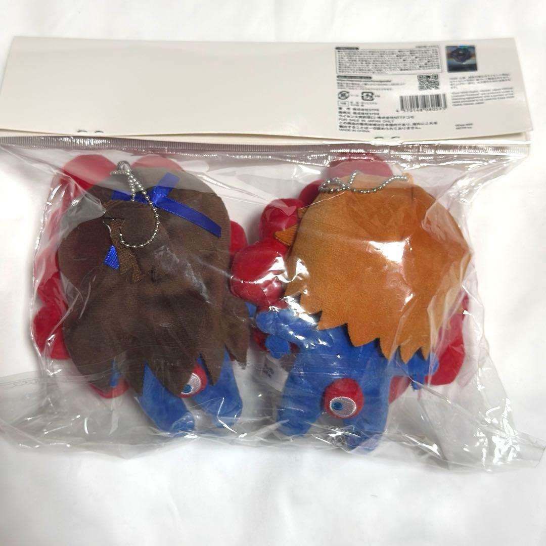 遠井さん(ジェル)×ミャクミャク 万博コラボ ぬいぐるみキーホルダー おまけ付き