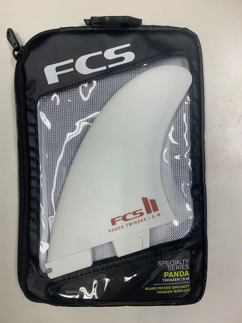 FCS2 パンダ ツインザーフィンセット スタビライザーフィン付き 4枚セット