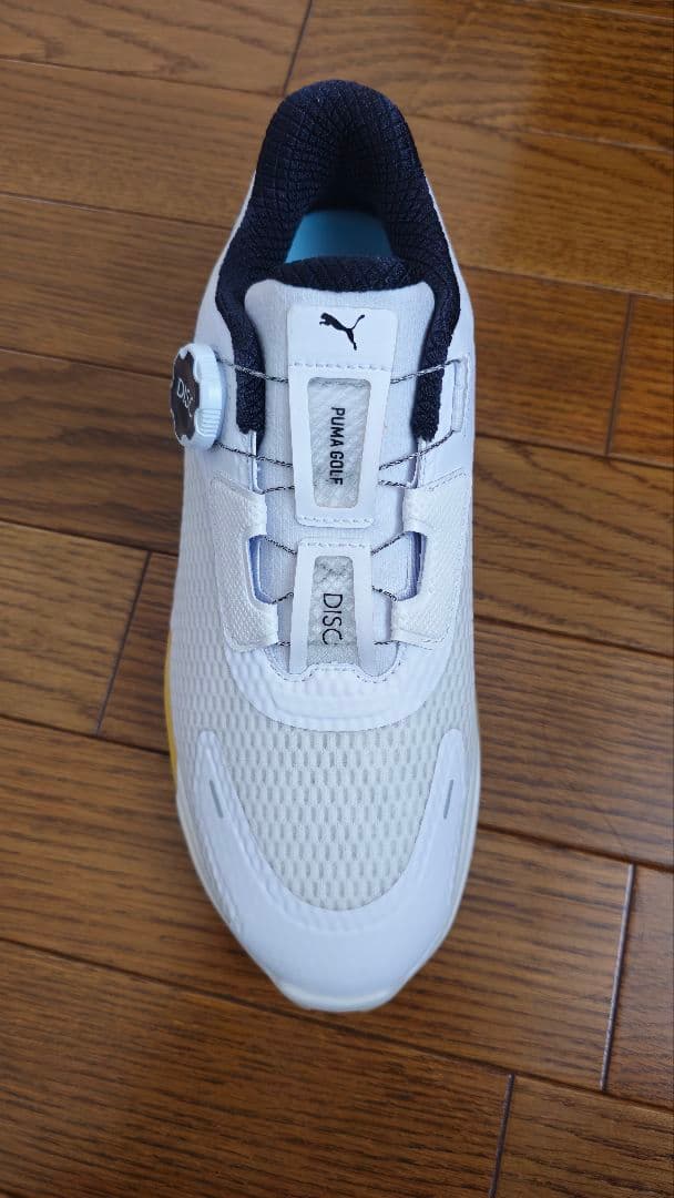 PUMA ゴルフシューズ ホワイト/ネイビー