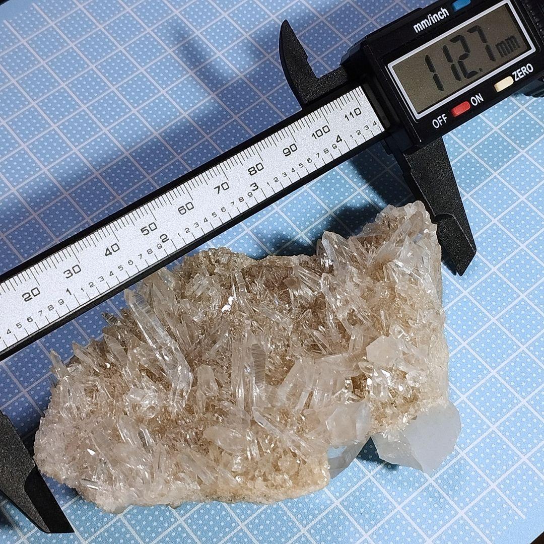 高透明 ⑦マニカラン水晶 クラスター原石 セルフヒールド ヒマラヤ水晶 178g
