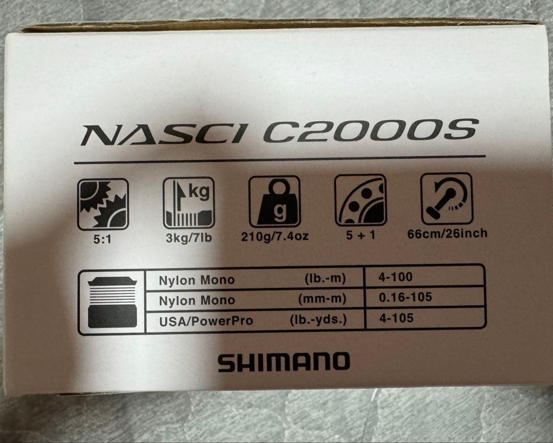 リール SHIMANO NASCI C2000S