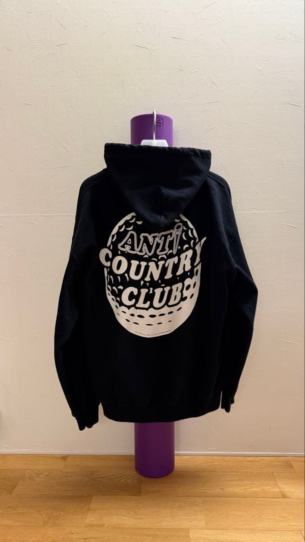 ANTI COUNTRY CLUB パーカー ブラック　Lサイズ