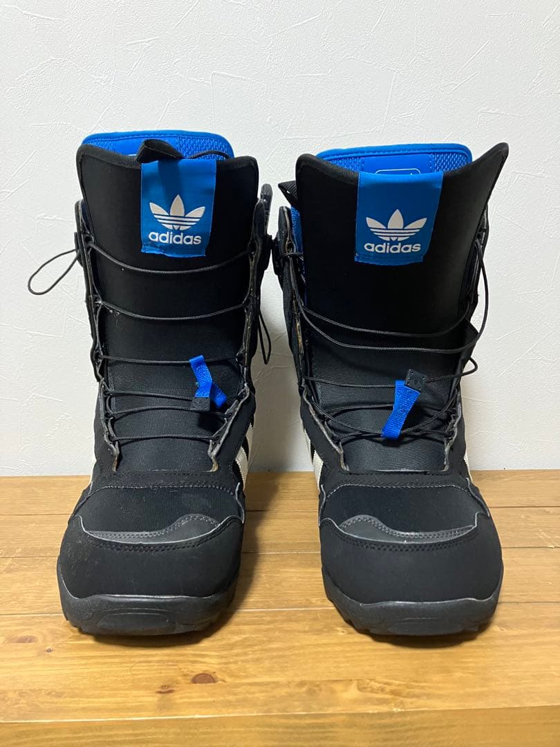 b*6様 美品 adidas スノーボードブーツ ZX500 27cm 黒/青