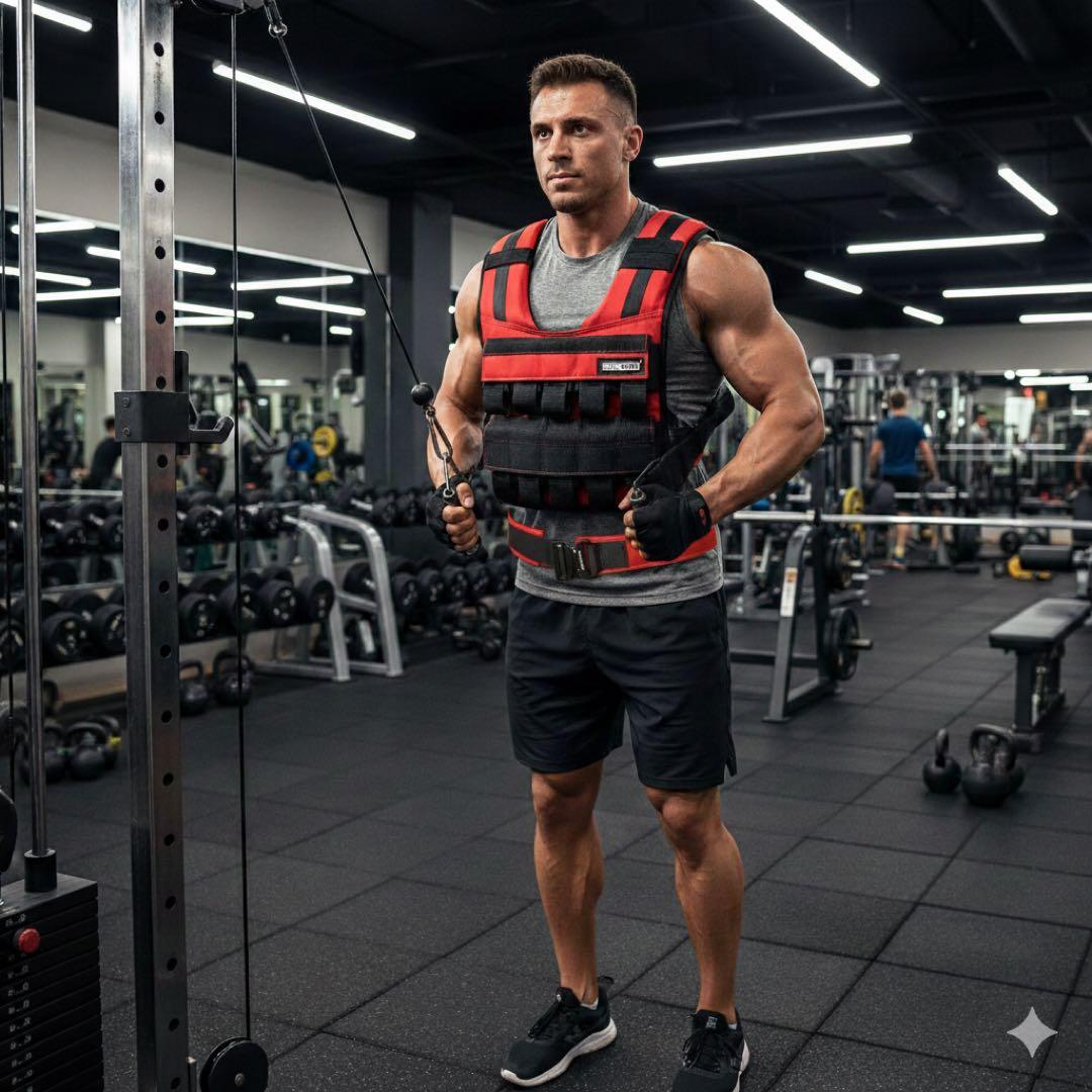 美品 IRONWOD ウェイトベスト 20kg 可変式 筋トレ 自重トレ