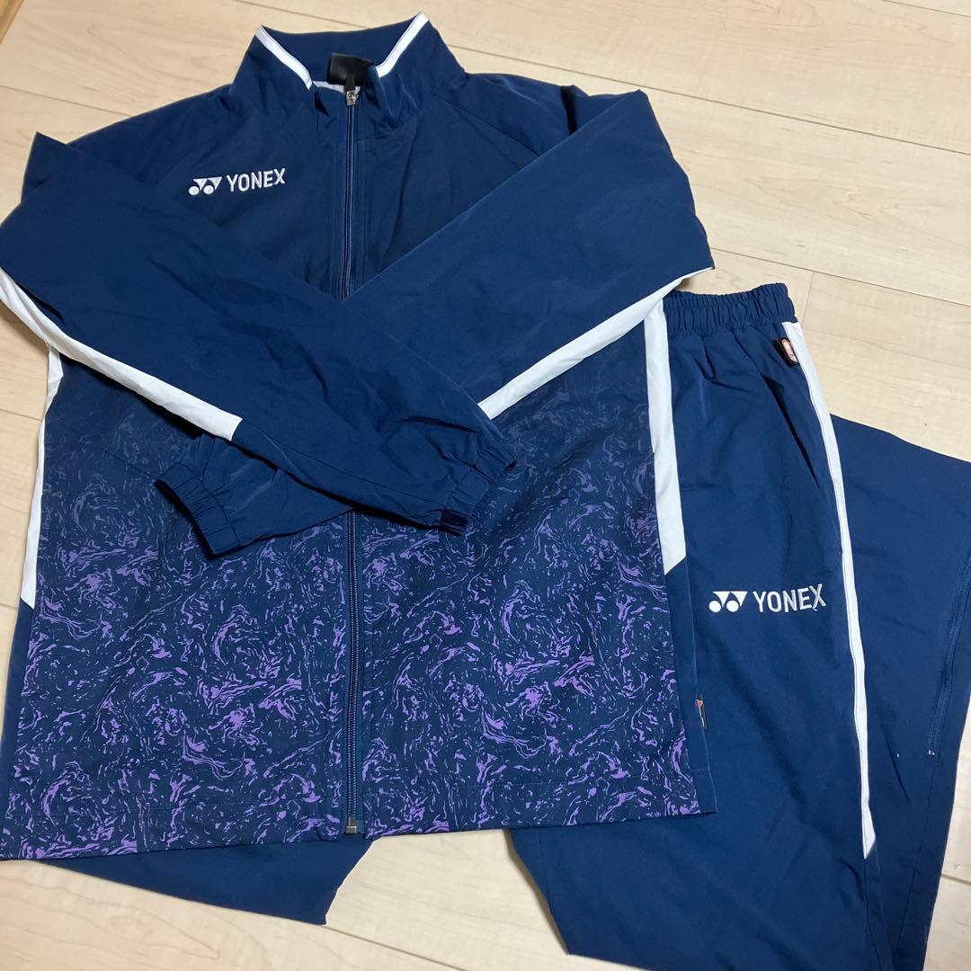 YONEX ウォームアップウェア ネイビー/パープル