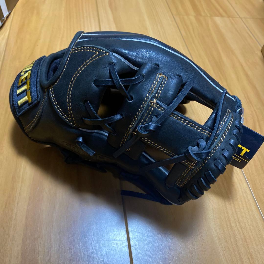 新品未使用　ZETT GRAFECT 少年軟式グローブ Ｓ　黒