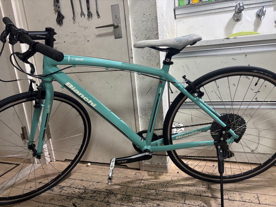 福本寛幸 Bianchi C Sport 1 改クロスバイク ミント