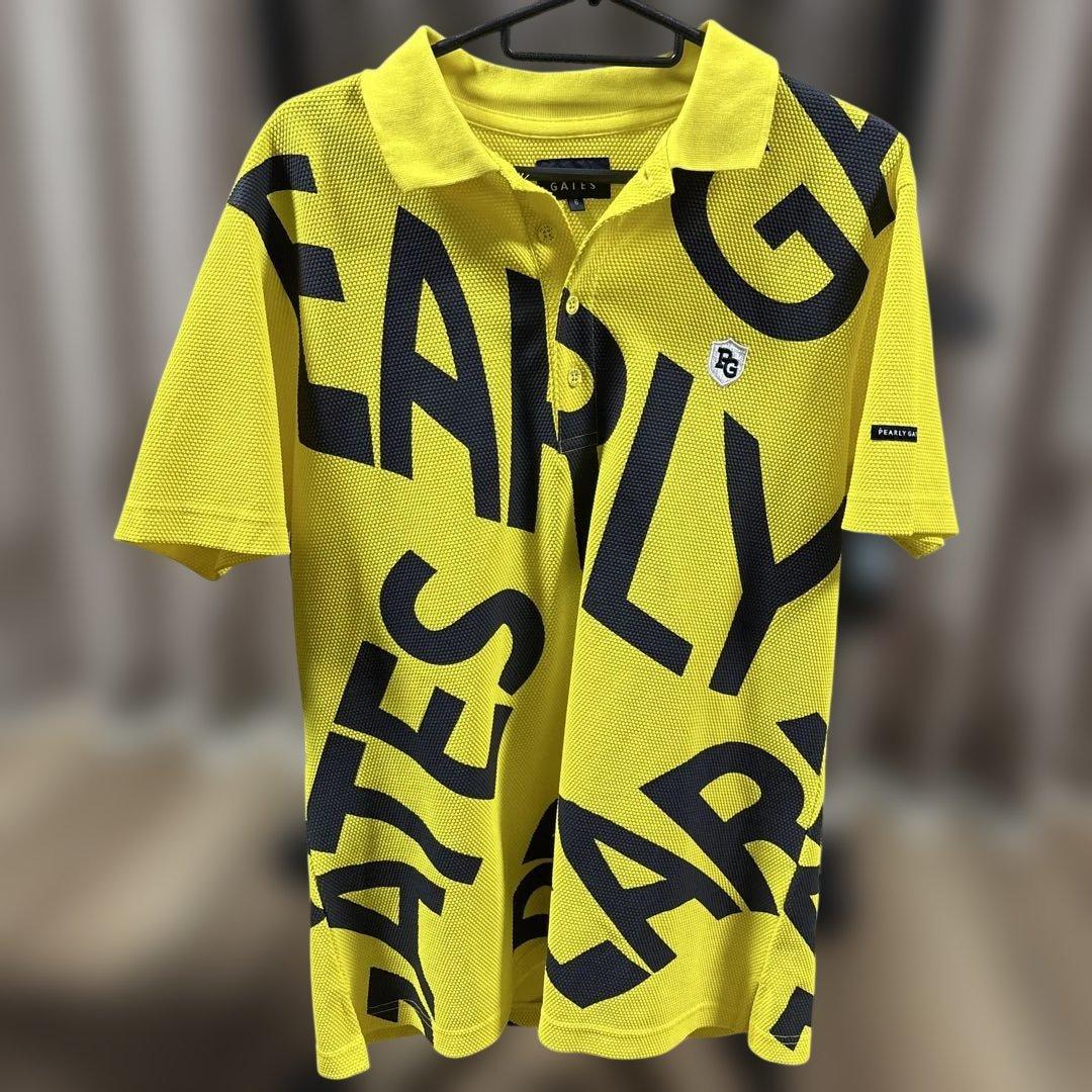 PEARLY GATES イエローポロシャツ