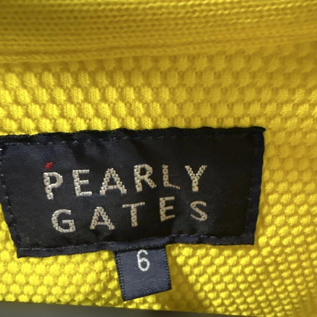 PEARLY GATES イエローポロシャツ